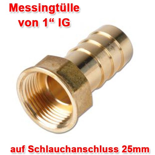 Wasserfass-Anschluss Aus Messing – Mit 3/4" Außen- Und 1/2" Innengewinde, Inkl. 2 Dichtungen, Für Regenfässer & Behälter