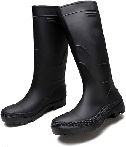 Botas de lluvia pvc de la industria alimentaria de color blanco