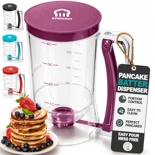 KPKitchen Pancake Batter Dispenser - Kitchen Must Have Tool ...