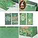 OSALADI St Patrick's Day Party Baking Candy Bags with Seal Stickers 12pcs Set Portable Paper Treats Pouches for Packaging and Storage