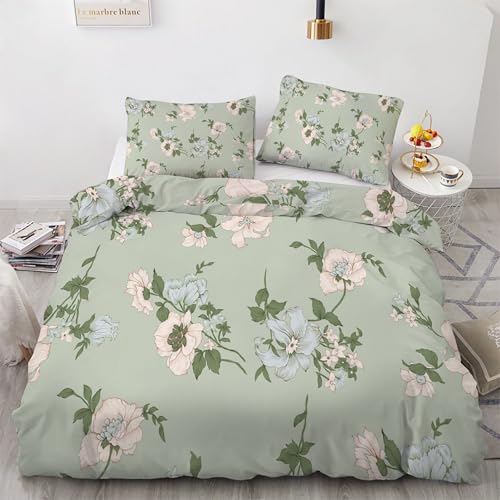 Housse de couette 200x200 en microfibre douce pour lit sans plis - 4