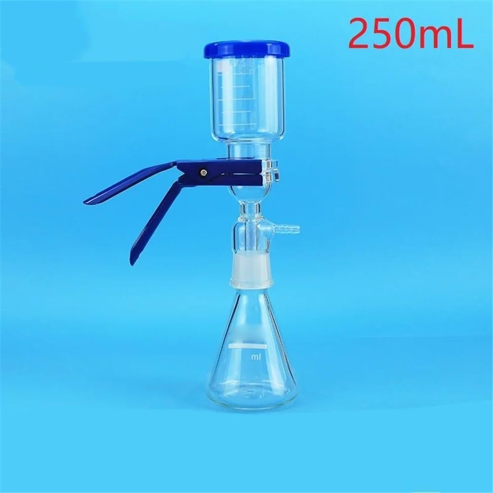 Apparecchio for vuoto da 250 ml con tubo di gomma, unità solvente anima in sabbia vetro, attrezzatura laboratorio Attrezzature da laboratorio