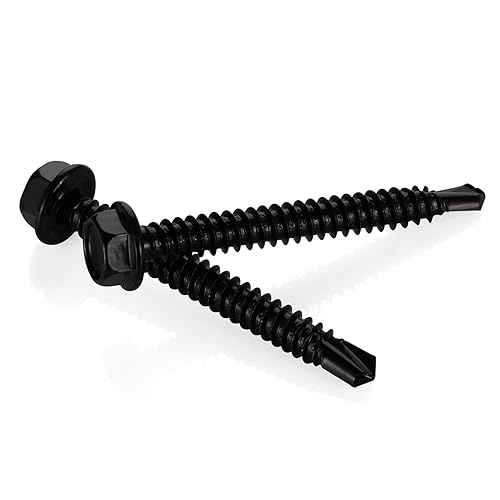 Miniatura 9 de Tornillos autoperforantes de cabeza hexagonal de 12 pulgada, tornillos autoperforantes de acero inoxidable 410, tornillos Tek de chapa