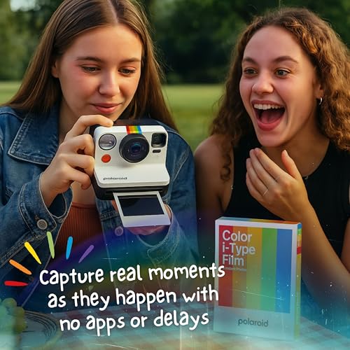 Instant Camera Bundle with Polaroid Now Gen 2, 8x Shot Colour i-Type Film, Large Polaroid Album and Clikoze Photography Tips Card - Image 4