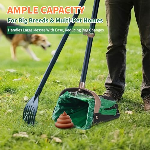 Image of 60 Pack Large Dog Poop Bags for A&H Swivel Bin Pooper Scooper