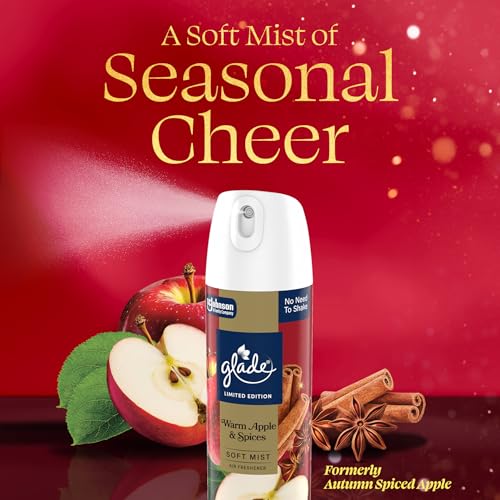 Glade Air Freshener Room Spray, Warm Apple & Spices, Odor Fighting to Deliver Long Lasting Freshness, 8 Oz, 6 Count - Image 3