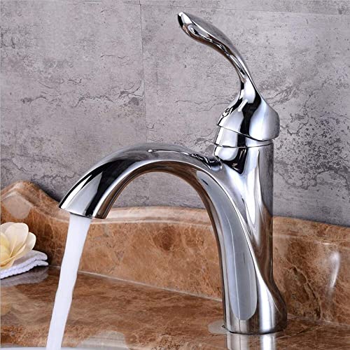 Mélangeur chaud et froid monté sur pont pour robinet de lavabo de salle de bain