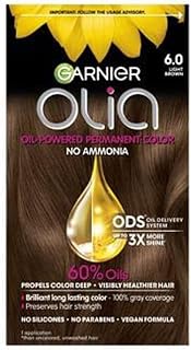 Olia Oil Powered Permanent Color 6.0 Light Brown 1 Each (Pack of 2)