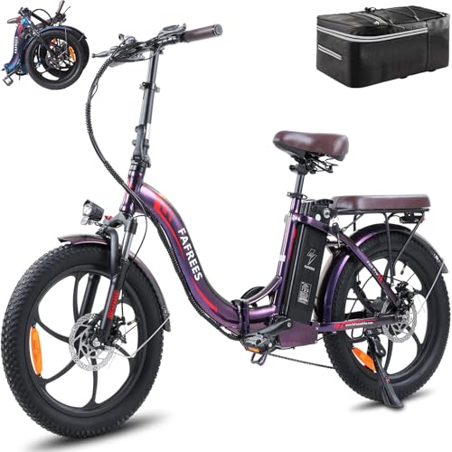 Fafrees F20 PRO Fatbike Herren E-Bike Klapprad 20 Zoll [ Offiziell ] 36V 20AH Akku und StVO. Bremslicht, Klappbar E Bike Damen 250W, Elektrofahrrad 25km/h, Citybike Pedelec Mountainbike