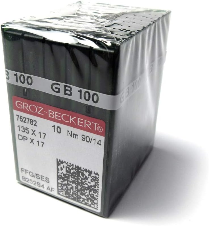100 Pcs Groz-Beckert 135X17 Dpx17 Needles for Walking Foot Sewing Machine (22/140)