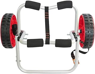 kayak trolleys Kayak Carts Canoe Carrier Trolley With Wheels | Paddleboards,Boats Canoe Carrier With NO-Flat Airless Tires Wheels | Non-Pneumatic Tires