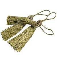 20 Nappe Bianche Con Testa Di Ananas, Lunghezza 15 Cm, In Terilene Setoso - Perfette Per Segnalibri, Decorazioni, Gioielli Fai Da Te - 11