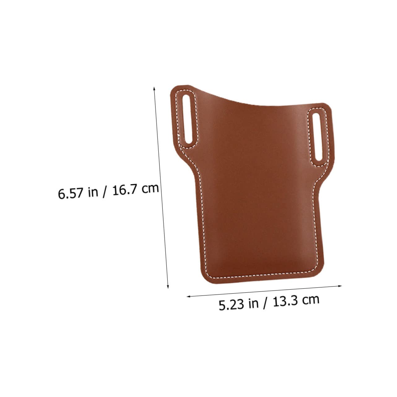 Lurrose Sacoche Téléphone Ceinture en Cuir PU 2pcs Pochette Multifonctionnelle Protection Anti-Chute pour Téléphone Portable Randonnée et Shopping Couleur Aléatoire