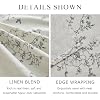 Amazon.com: Black Floral Farmhouse Tablecloths Rectangular: Vintage ...