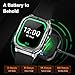 AMAZTIM Smart Watch, 60 Days Extra-Long Battery, 5ATM Waterproof Swimming Diving, Full Metal Military Grade, Answer/Make Call, 2