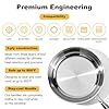Ranbomer Stainless Steel Pan，Non-Toxic PFAS, PFOA & PTFE Free, Compatible With All Cooktops & Induction Safe, Oven Safe Pan for Searing & Sautéing, Long Lasting Cookware. (10 Inch) #1