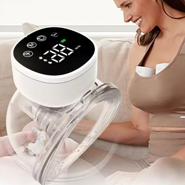 Bomba Tira-Leite Materno Elétrica Portátil Mãos Livres 180ml – Ex...