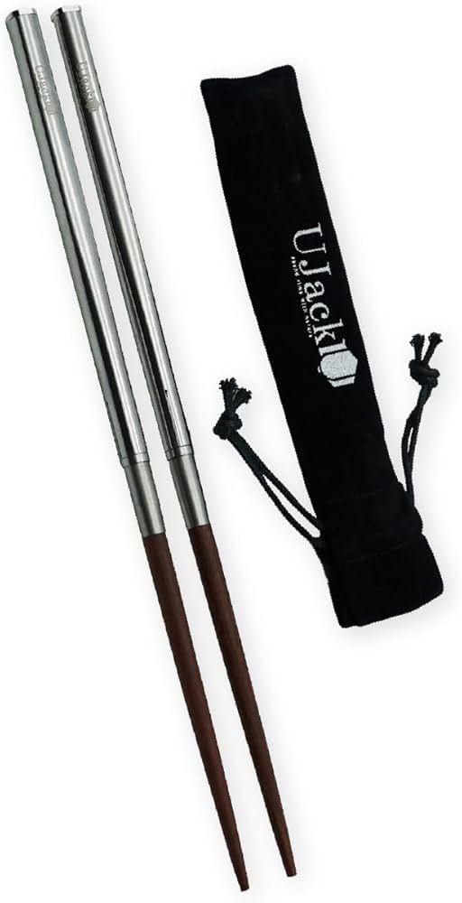 Amazon | UJack(ユージャック) 仕込み箸 折り畳み箸 携帯箸 木製 天然