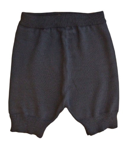 100% Merinowolle Erwachsene Wollwindelhose Überhosen kurze Hosen Soaker gestrickt Schafswolle Dark blue XL Cover