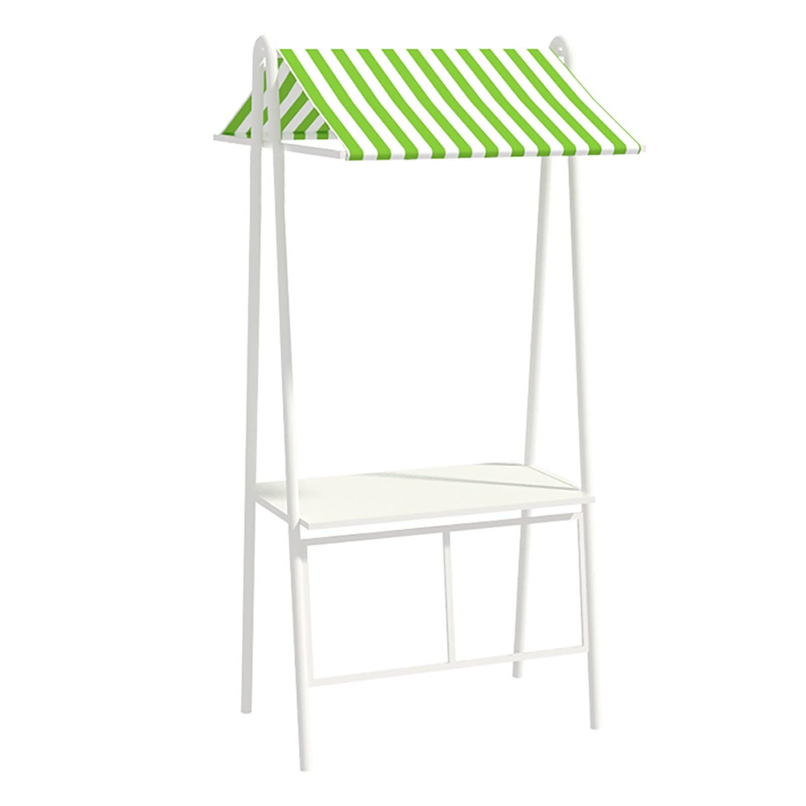 Tragbarer Outdoor-Einkaufswagen für Lebensmittel und Handwerk, Hot Dog-Ständer, Blumen-Display, Bauernmarktstand, Grün, L – 100 cm – vielseitig und