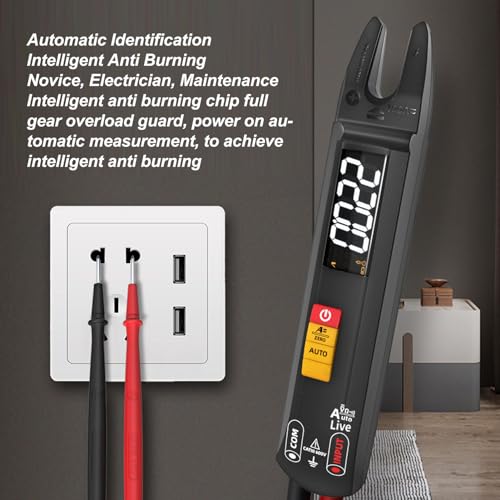 Pince multimètre mini 3 en 1 haute précision en ABS durable pour mesures - 5