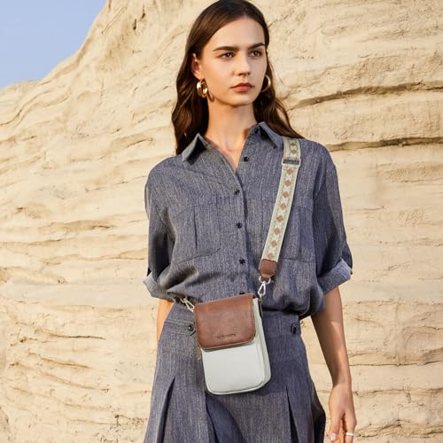 Image of BOSTANTEN Crossbody Bags for Women Cell Phone Purse Leather Wallet Handbags with Card Slots