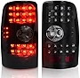 DWVO LED Tail Lights Assembly Compatible with Chevy Suburban 2001 2002 2003 2004 2005 2006, Chevrolet Tahoe GMC Yukon (XL) 02 03 04 05 06 Replacement Taillights Tail Lamps