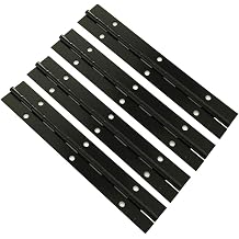 4 Pcs 6 Inch Metal Piano Hinges Heavy Duty Continuous Hinges Cabinets Door Hinges Piano Folding Hinges with Holes for Window