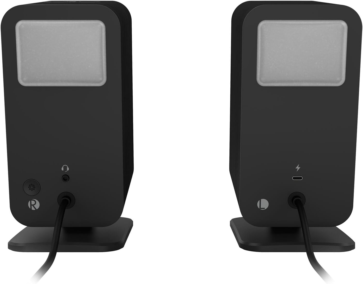 Klipsch ProMedia Lumina 2.1 - Altoparlante da desktop leggendario suono americano, USB-C, Bluetooth 5.3, illuminazione personalizzata, subwoofer compatto, nero