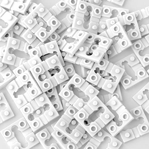 80 Pcs Electrical Spacers, Outlet Spacers for Electrical Box Outlet Spacers Shims Switch Receptacle Spacers Socket Spacers for Household and Industrial Electricity (80pcs, White)
