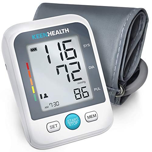 KEENHEALTH Digital Automatic Blood Pressure Monitor - Keep Track of Your Heart Health