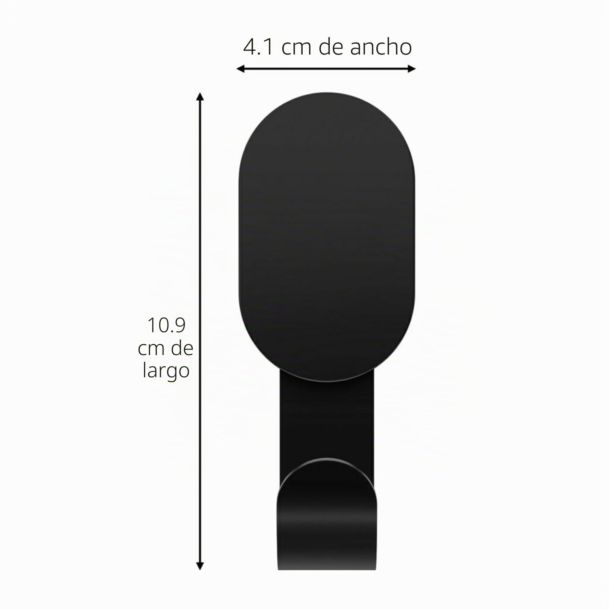 3M Claw (TM) 25 libras. 2 ganchos negros para paneles de yeso y 2 ganchos para fotos, solución pesada para colgar mochilas, chaquetas, fotos y decoración del hogar, paquete de 4