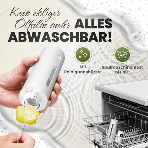 Leisure Life® | NEU: Premium Ölsprüher 2.0 – Volledelstahl 100 ml | UV-Schutz, BPA-frei, spülmaschinenfest | gleichmäßiger Sprühnebel… – Ansicht 4