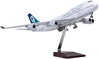 47CM Resin for New Zealand B747 Aircraft Model with Light Wheels Diecast Collection Home Display Aviation Enthusiasts(No Light)