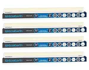 EcoEarth Hexa 24 Watt Led Batten 2 Feet (Pack of 4, Yellow) - Neutral White