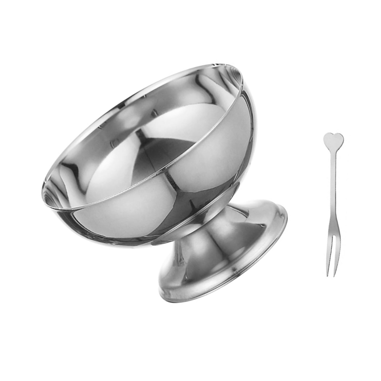 LUCKGONI Premium Nonrust Steel Multipurpose Serving for Salads Ice Creams Dessert Sturdy Construction Easy Surfaces