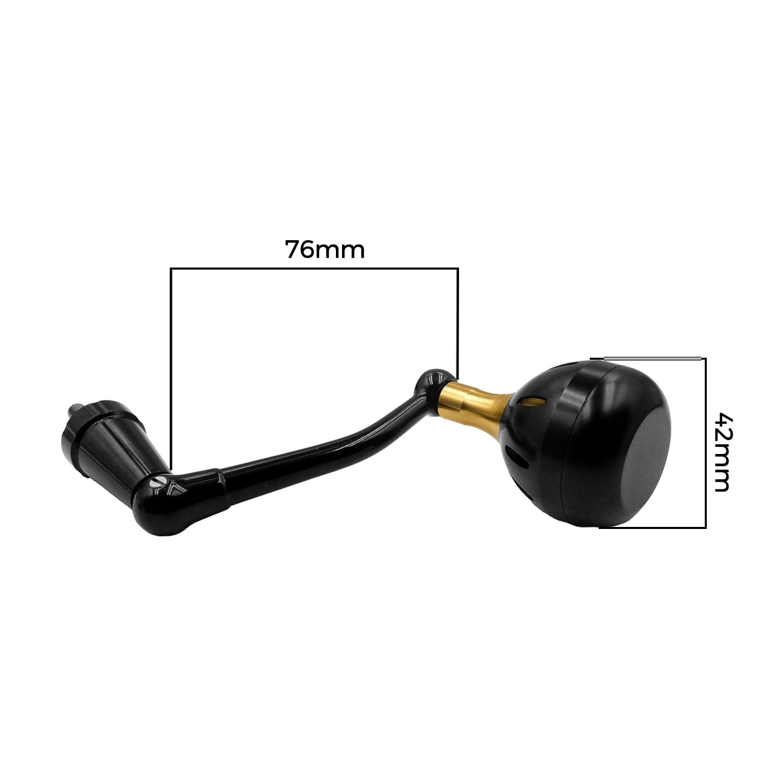 JINOHNAMILL 76mm Power Handle for Penn Spinfisher VI VII 5500-6500 Long Cast V Reel