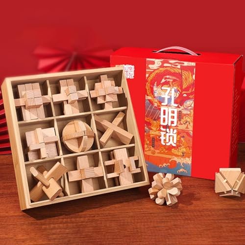 Rompecabezas de madera para regalos de Navidad para calcetines 2