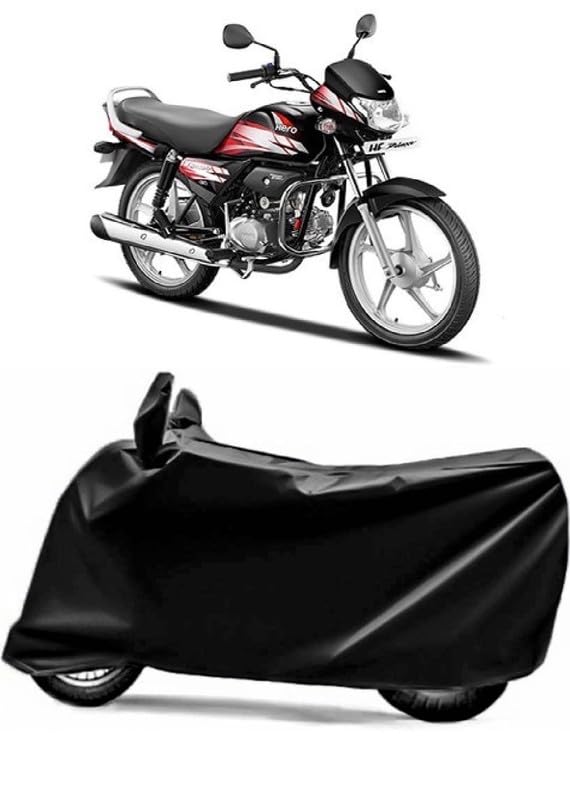 Waterproof Bike Body Cover Compatible with Hero CD Deluxe Dust Proof Cover Protects from Rain and Sunlight Uv Proof | Black-image-10