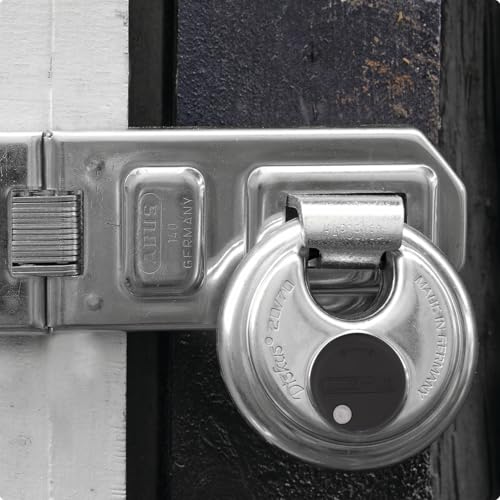 ABUS Diskus Vorhängeschloss 20/70 - wetterfest für den Garten - mit Diskus-Schweißtechnologie für besten Aufbruchschutz - ABUS-Sicherheitslevel 9 - Silber