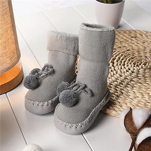 Toddler Girl Shoes Toddler Baby Floor Socks Thickened and Fleece Warm Toddler Shoes Non Slip for Shoes Baby Girls2