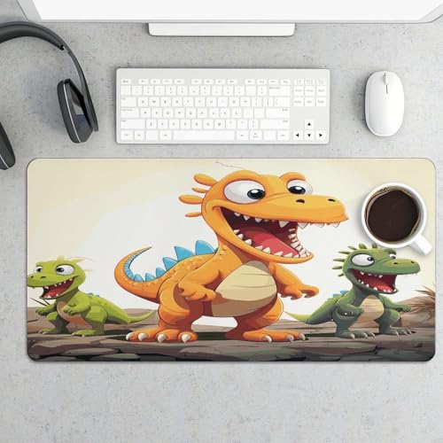 Cartoon Dinosaur Images Alfombrilla para Escritorio Grande miniatura 5