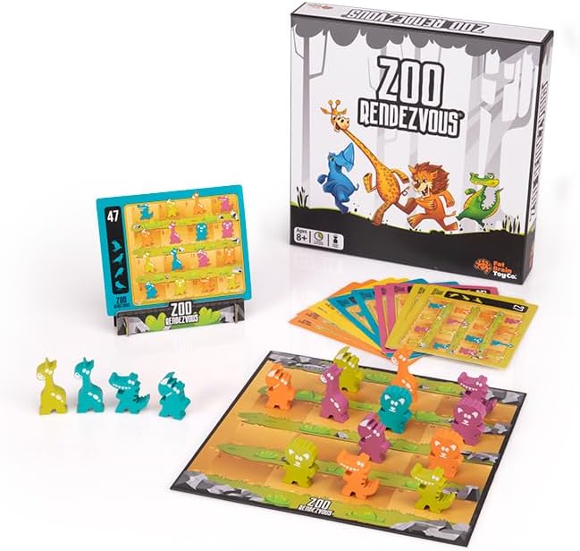 Fat Brain Toys Zoo Rendezvous - Zoo Rendezvous - New/PreOrder Brainteasers for Ages 8 to 12