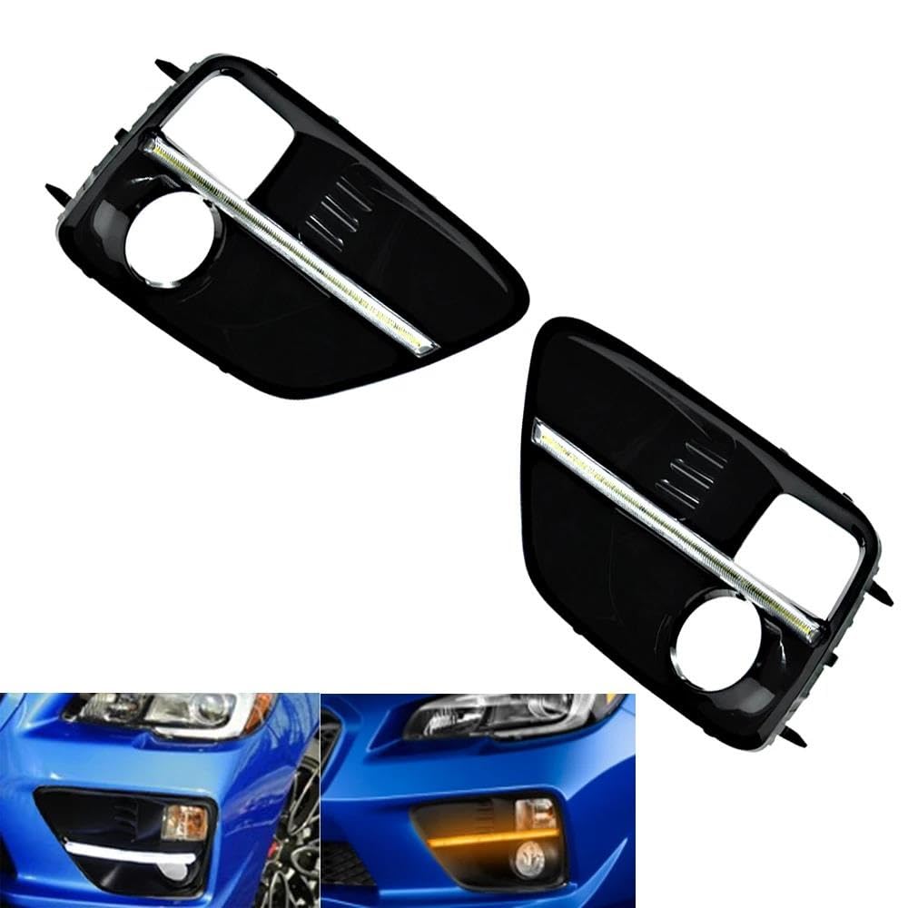 Indicatori di direzione 2 Pezzi Di Luci Diurne A LED Per Auto DRL Indicatori Di Direzione Per Subaru Per WRX STI 2015-2017 Ricambi Auto Indicatori Direzione
