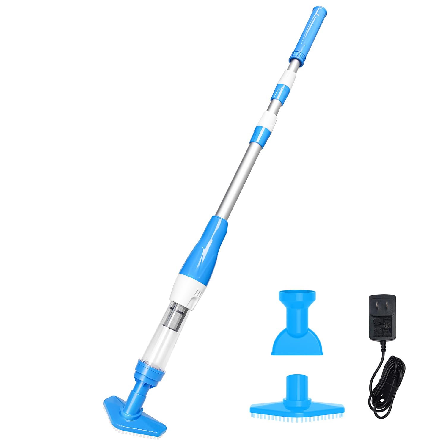 3 in 1 Cordless Rechargeable Pool Vacuum, Handheld Pool Cleaner Ideal for Spas, Hot Tubs and Small Pools for Sand and Debris 2025 New