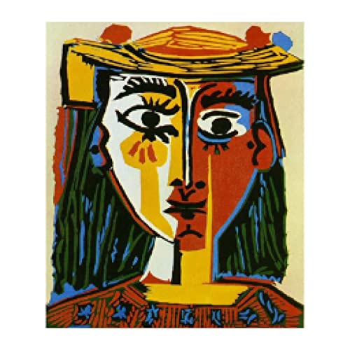 Toile Picasso cubisme pour habiller un grand mur vide de salon