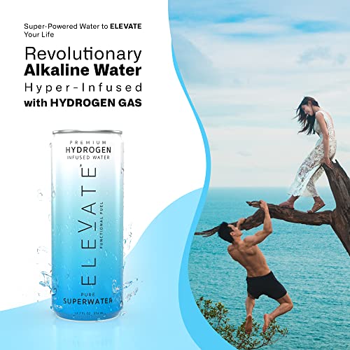 ELEVATE Hydrogen Water (12 pack) Highest Hydrogen Infused Water For Recovery, Energy, Hydration, Focus, and Endurance. 3-5 ppm Molecular Hydrogen Gas, -650 ORP (Oxidation Reduction Potential). - Thumbnail 2