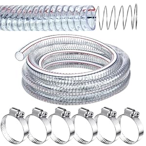 Frienda Stahldraht PVC-Schlauch Set 2,5cm