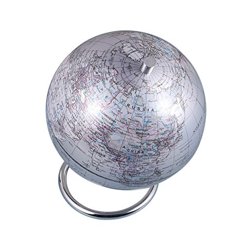 Globo de mesa de alta definição com suporte Mapa-múndi Ferramentas de auxílio para ensino de estudan