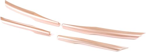 Miniatura 3 de CHEYA ABS oro rosa coche delantero niebla lámpara tiras TRIM pegatina 4 unids para Land Rover Range Rover Evoque 2019 2020 auto Accesorios